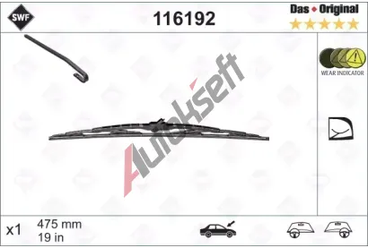 SWF Stra Das Original 475 mm SWF 116192, 116192