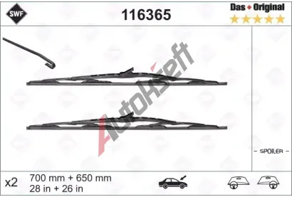 SWF Sada stra Das Original - 700 + 650 mm SWF 116365, 116365