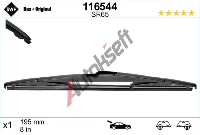SWF Stěrač DAS ORIGINAL REAR SWF 116544, 116544 SWF Stěrač DAS ORIGINAL REAR SWF 116544, 116544