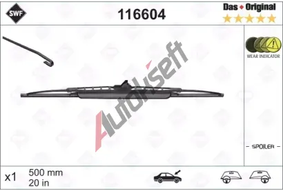SWF Stra se spojlerem Das Original 500 mm SWF 116604, 116604