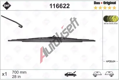 SWF Stra se spojlerem Das Original 700 mm 116622, 622