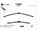 SWF Sada stra se spojlerem VisioFlex - 600 + 380 mm ‐ SWF 119260