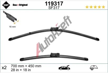 SWF Stra ORIGINAL VISIOFLEX SET SWF 119317, 119317