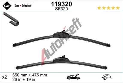 SWF Stra ORIGINAL VISIOFLEX SET SWF 119320, 119320