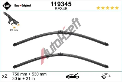 SWF Stra ORIGINAL VISIOFLEX SET SWF 119345, 119345