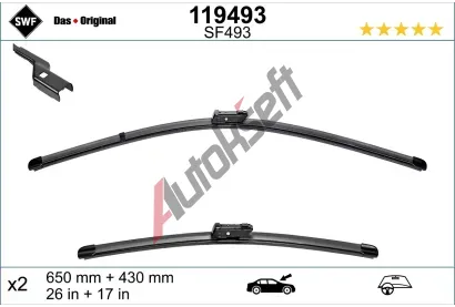 SWF Stra ORIGINAL VISIOFLEX SET SWF 119493, 119493