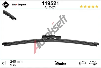 SWF Stra VISIOFLEX 240 mm SWF 119521, 119521