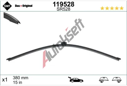 SWF Stra ORIGINAL VISIOFLEX REAR SWF 119528, 119528