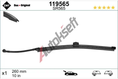 SWF Stra ORIGINAL VISIOFLEX REAR SWF 119565, 119565