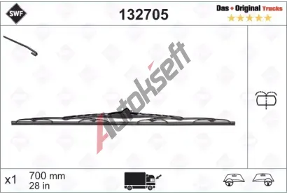 SWF Stra DAS ORIGINAL TRUCKS 700 mm SWF 132705, 132705