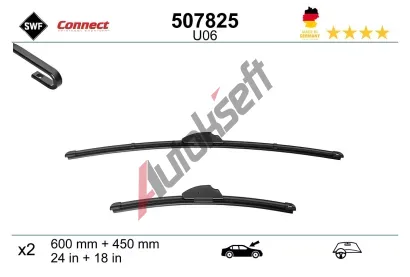 SWF Stěrač CONNECT MADE IN GERMANY SWF 507825, 507825 SWF Stěrač CONNECT MADE IN GERMANY SWF 507825, 507825