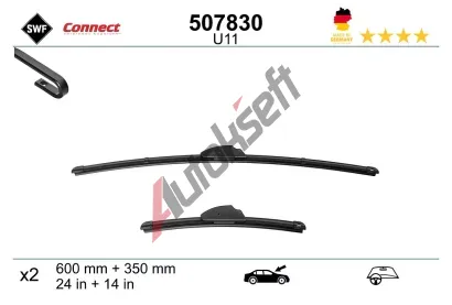 SWF Stěrač CONNECT MADE IN GERMANY SWF 507830, 507830 SWF Stěrač CONNECT MADE IN GERMANY SWF 507830, 507830