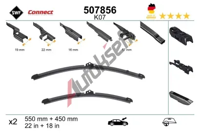 SWF Stěrač CONNECT MADE IN GERMANY SWF 507856, 507856 SWF Stěrač CONNECT MADE IN GERMANY SWF 507856, 507856