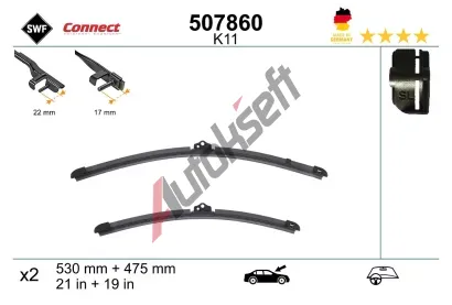 SWF Stěrač CONNECT MADE IN GERMANY SWF 507860, 507860 SWF Stěrač CONNECT MADE IN GERMANY SWF 507860, 507860