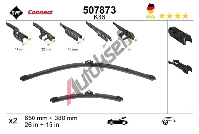 SWF Stěrač CONNECT MADE IN GERMANY SWF 507873, 507873 SWF Stěrač CONNECT MADE IN GERMANY SWF 507873, 507873