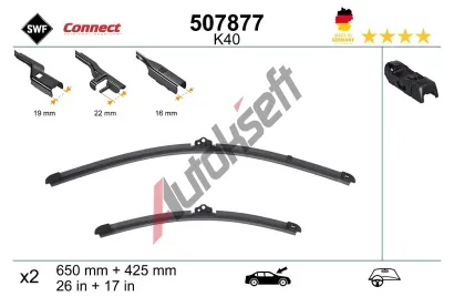 SWF Stěrač CONNECT MADE IN GERMANY SWF 507877, 507877 SWF Stěrač CONNECT MADE IN GERMANY SWF 507877, 507877
