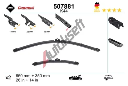 SWF Stěrač CONNECT MADE IN GERMANY SWF 507881, 507881 SWF Stěrač CONNECT MADE IN GERMANY SWF 507881, 507881