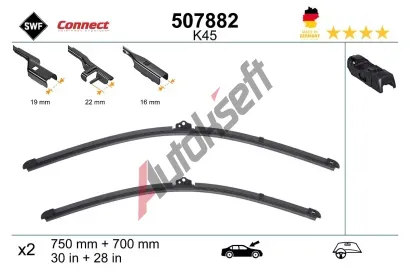 SWF Stěrač CONNECT MADE IN GERMANY SWF 507882, 507882 SWF Stěrač CONNECT MADE IN GERMANY SWF 507882, 507882
