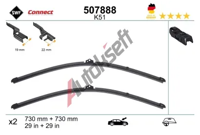 SWF Stěrač CONNECT MADE IN GERMANY SWF 507888, 507888 SWF Stěrač CONNECT MADE IN GERMANY SWF 507888, 507888