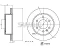 SWAG Brzdov kotou - 298 mm SWG 33 10 5287, 33 10 5287
