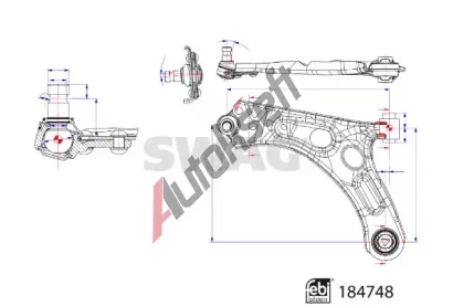 SWAG Rameno zav�en� kol SWG 33 10 9546, 33 10 9546