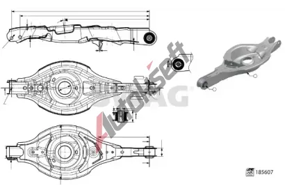 SWAG Rameno zav�en� kol SWG 33 11 0003, 33 11 0003