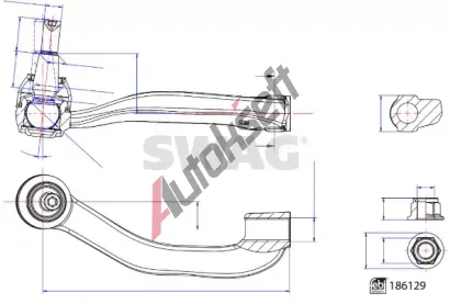 SWAG Čep řízení SWG 33 11 0259, 33 11 0259 SWAG Čep řízení SWG 33 11 0259, 33 11 0259