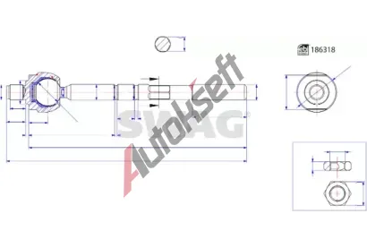 SWAG Axi�ln� kloub p���n�ho t�hla ��zen� SWG 33 11 0355, 33 11 0355