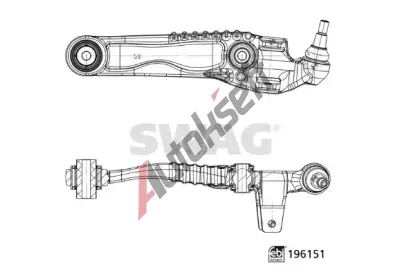 SWAG Rameno zavěšení kol SWG 33 11 2019, 33 11 2019 SWAG Rameno zavěšení kol SWG 33 11 2019, 33 11 2019