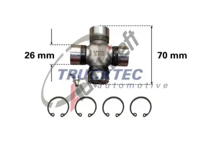 TRUCKTEC AUTOMOTIVE Kloub pod�ln�ho h��dele TCT 02.34.011, 02.34.011