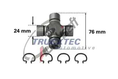 TRUCKTEC AUTOMOTIVE Kloub podlnho hdele TCT 02.34.017, 02.34.017