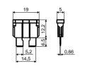 TESLA Pojistka TE FT00.005.001, FT00.005.001
