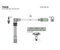 Sada kabel pro zapalovn TESLA ‐ TE T088B
