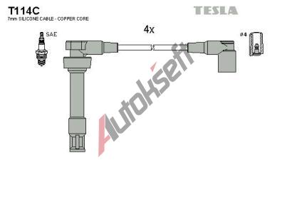 TESLA Sada kabel� pro zapalov�n� TE T114C, T114C