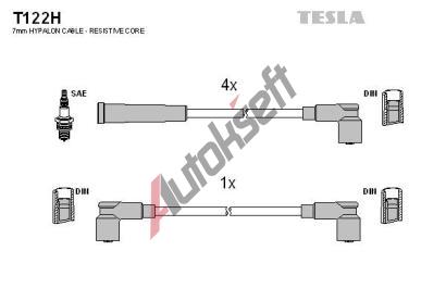 TESLA Sada kabel pro zapalovn TE T122H, T122H