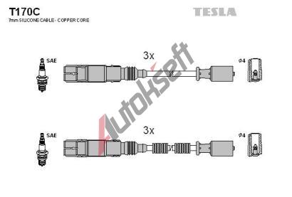 TESLA Zapalovac kabely original TE T170C, T170C