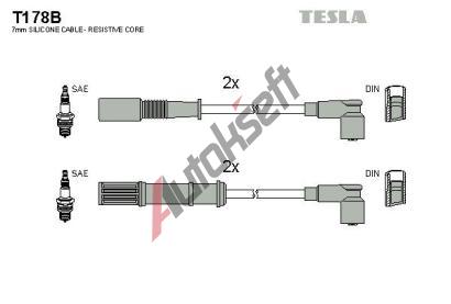 TESLA Sada kabel pro zapalovn TE T178B, T178B