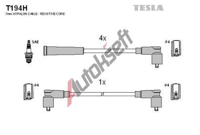 TESLA Sada kabel pro zapalovn TE T194H, T194H