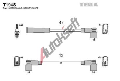 TESLA Sada kabel pro zapalovn TE T194S, T194S