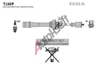 TESLA Sada kabel pro zapalovn TE T248P, T248P