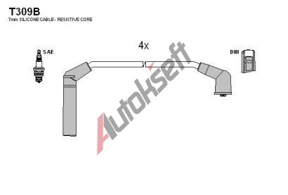 TESLA Sada kabel pro zapalovn TE T309B, T309B