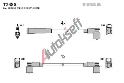 TESLA Sada kabel pro zapalovn TE T368S, T368S