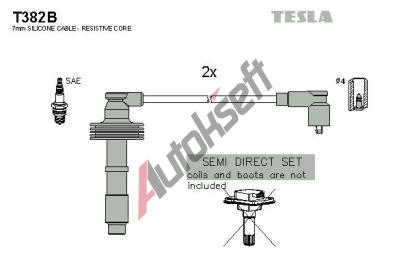TESLA Sada kabel pro zapalovn TE T382B, T382B