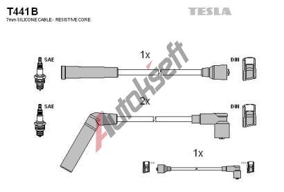 TESLA Sada kabel pro zapalovn TE T441B, T441B