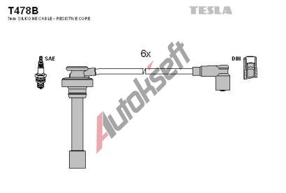 TESLA Sada kabel pro zapalovn TE T478B, T478B