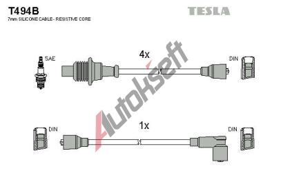 TESLA Sada kabel pro zapalovn TE T494B, T494B
