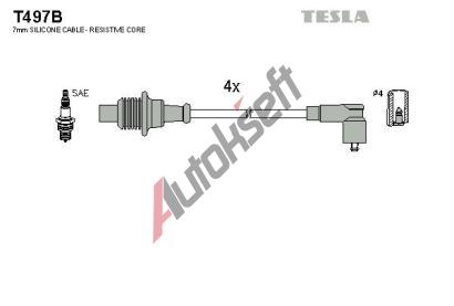 TESLA Sada kabel pro zapalovn TE T497B, T497B