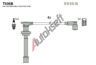 TESLA Sada kabel pro zapalovn TE T506B, T506B