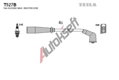 TESLA Sada kabel pro zapalovn TE T527B, T527B