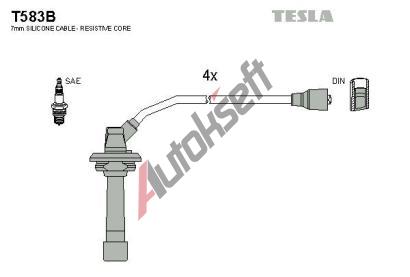 TESLA Sada kabel pro zapalovn TE T583B, T583B